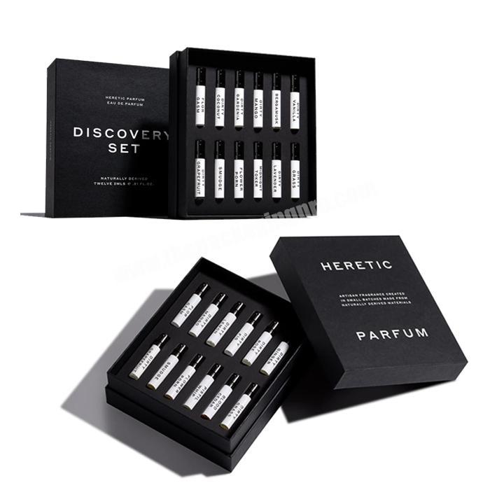 50 Mls Velvet Bottle Perfume Boxes Design Making Perfume Sample Bottle With Box essential oil box packaging
