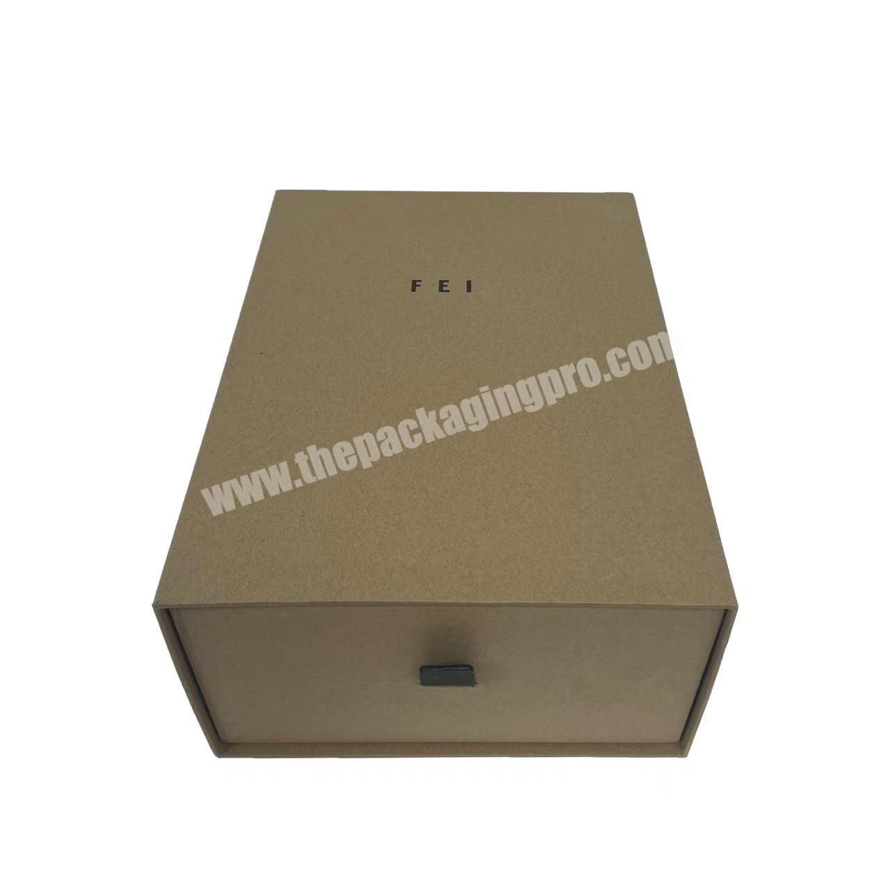 Bespoke Custom Dongguan Shipping Mailer Craft Paper Case Storage Gift Sliding Packaging Drawer Shoe Box Packaging