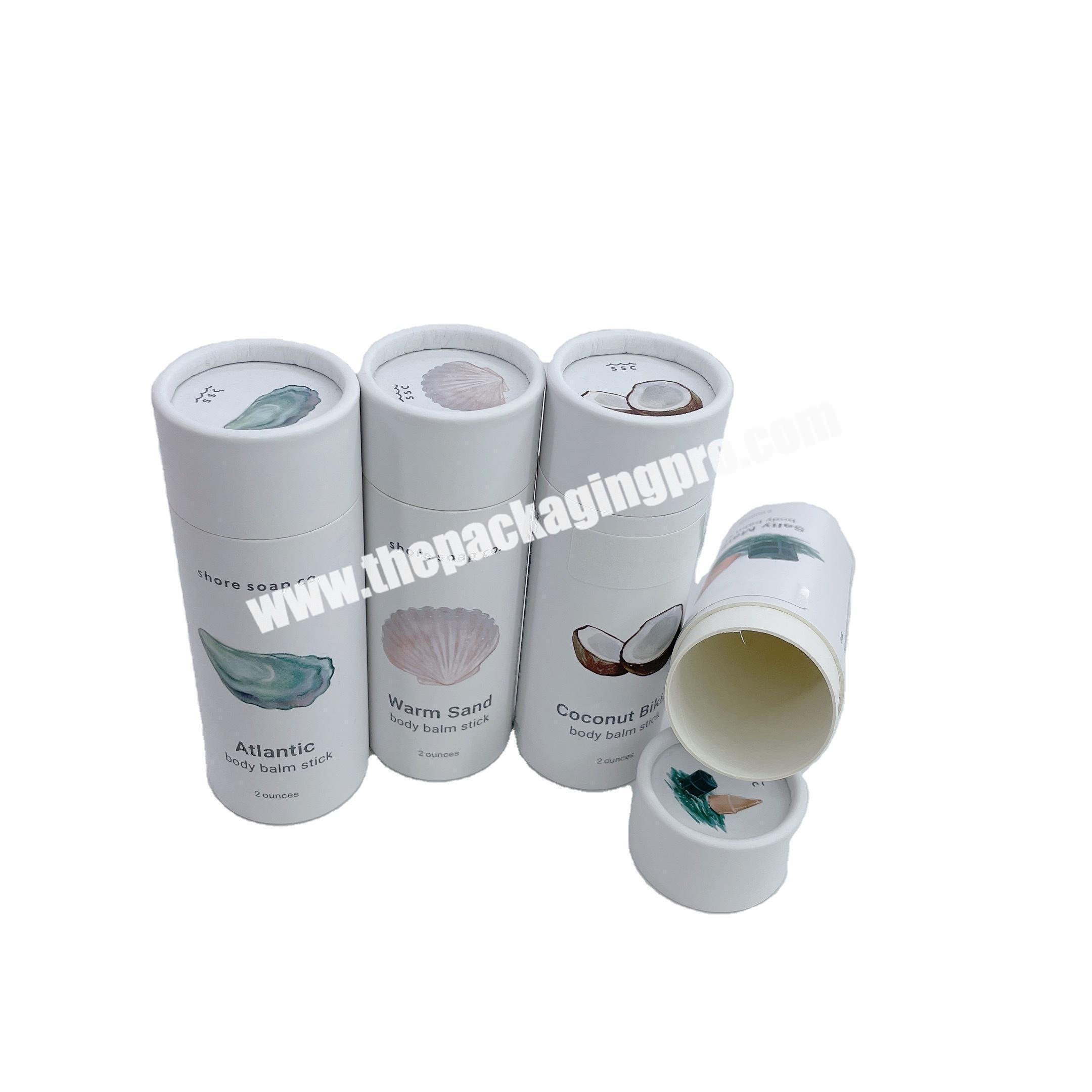 Best Sale Biodegradable Cosmetic Packaging Deodorant Stick Push Up Paper Tube