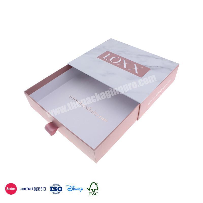 Best Selling Items High quality exquisite design drawer type with small pull button custom skin care boxes