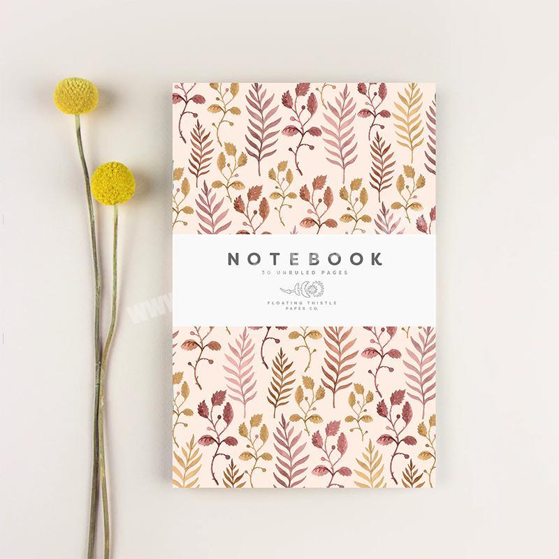 Best Selling Letter Notebook Customizable Journals Books Beautiful Floral Notebook
