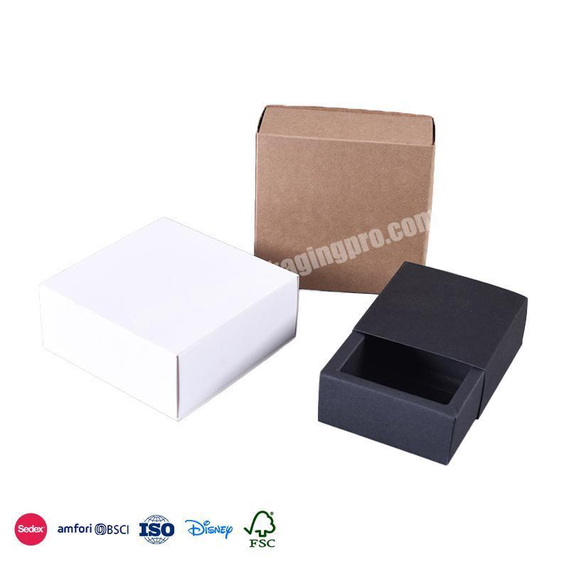 Best Selling Quality Custom Yellow White and Black Regular Drawer Design soap boxes for home made soap