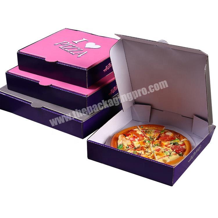 Best quality custom printed paper packaging  food box  for piza packaging