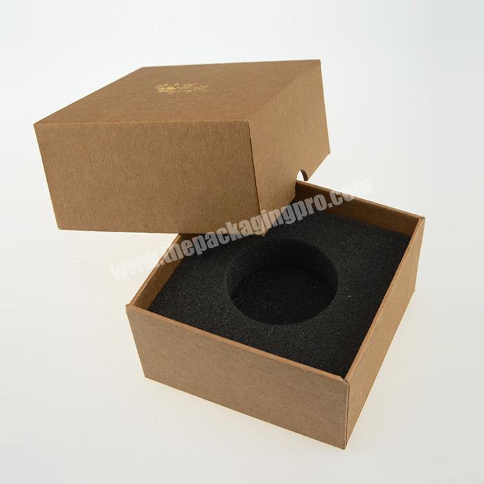 Best-seller brown mini engagement paper gift box packaging box jewelry paper box