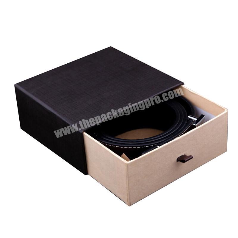 Best selling eco friendly packaging recycle carton sliding brown paper box