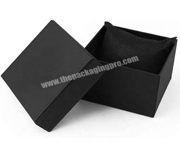Black Jewelry box for  wedding party festival and watch display box in watch shops