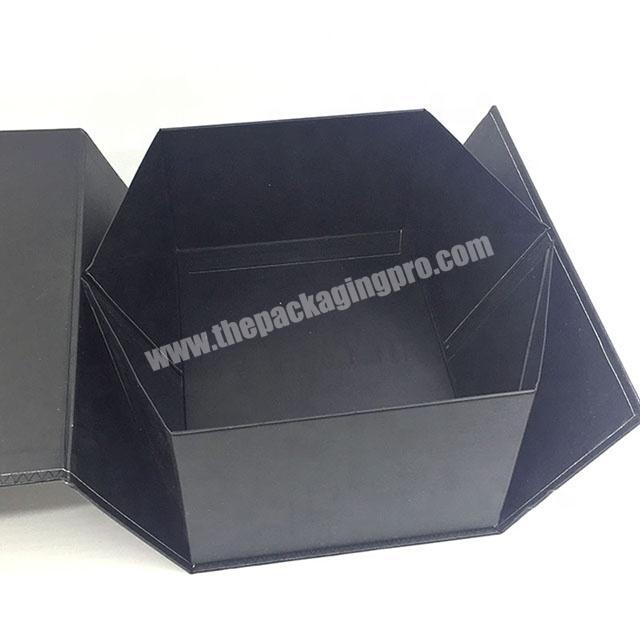 Black custom gift box for high quality low price in offset printing