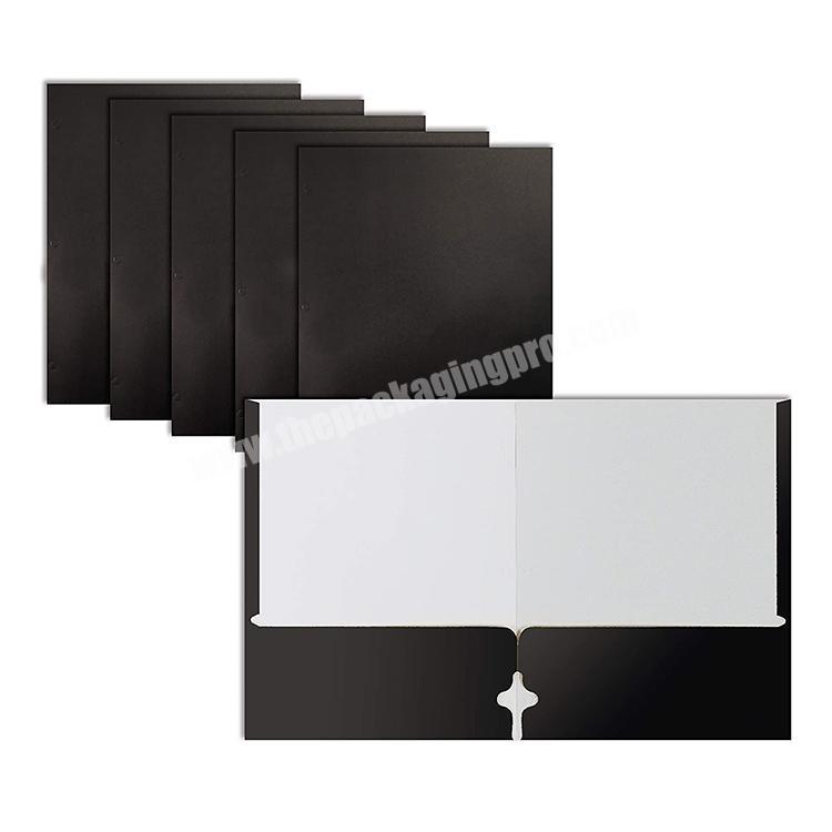Black expanded pocket elastic band A4 paper binder office supplies standard size printed file folders