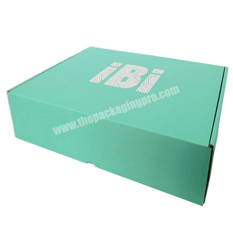 Both sides printed corrugated cardboard paper box foldable custom shipping boxes