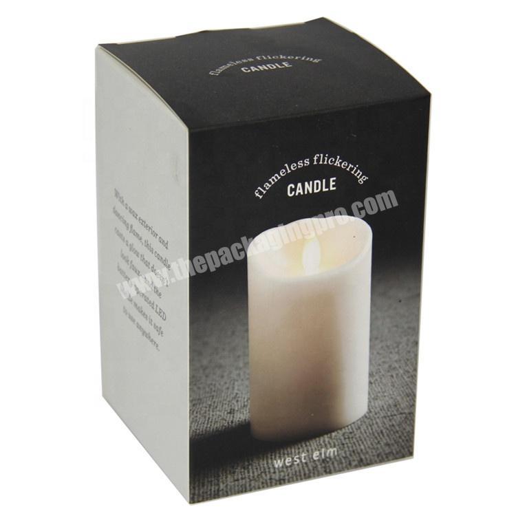 Boutique high grade custom made Gift kraft packing card paper usb packaging Candle Packing marble box