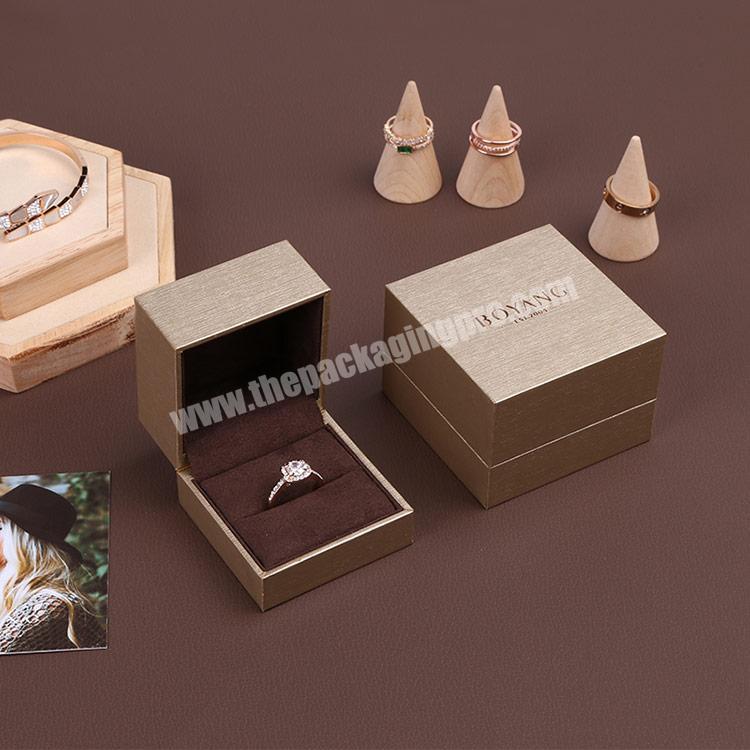 Boyang Creative Design Engagement Wedding Elegant Ring Gift Box Packaging