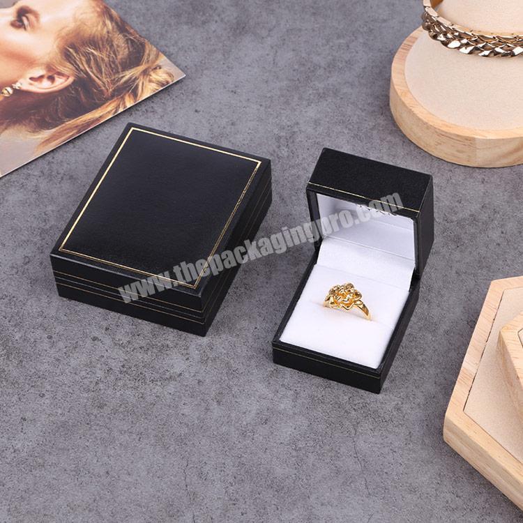 Boyang Custom Luxury Engagement Jewellery Ring Packaging Jewelry Box Women with Logo