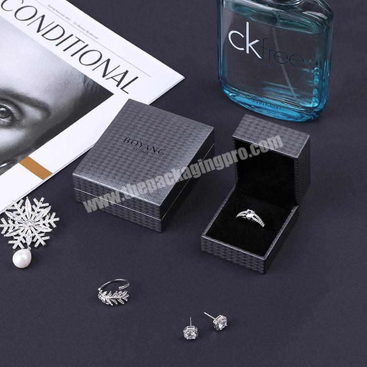 Boyang Custom Luxury Fashion Set Paper Proposal Diamond Ring Jewellery Box