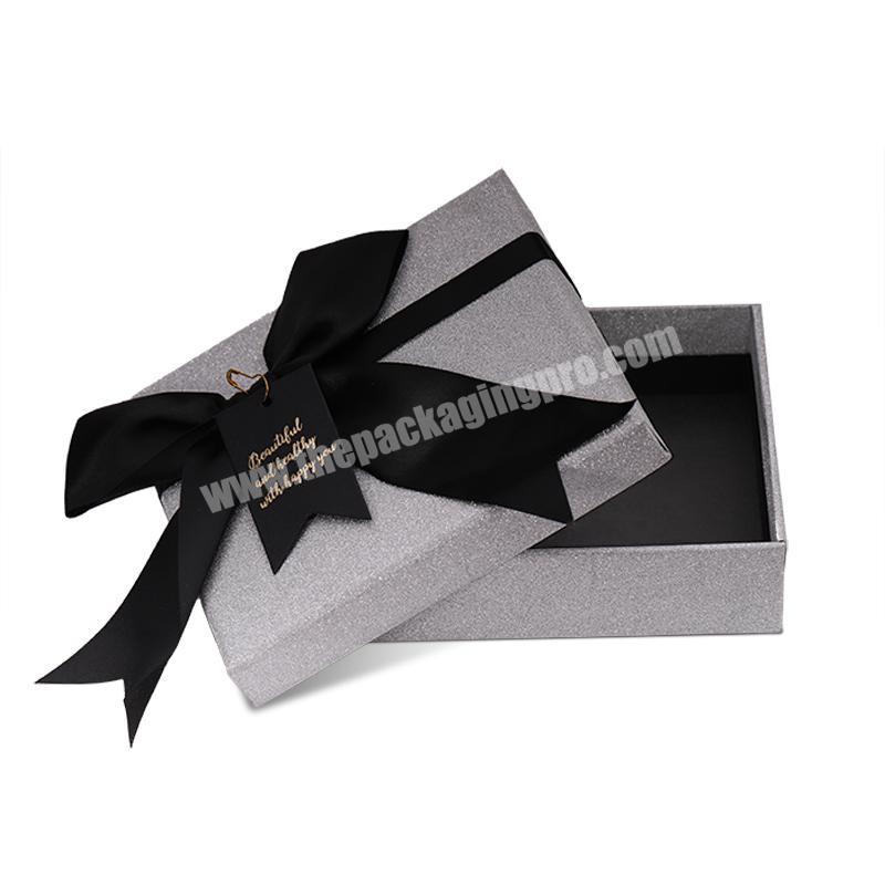 Butterfly Ribbon Gift Packaging Boxes Custom White Fancy Packaging Boxes Special Paperboard Boxes