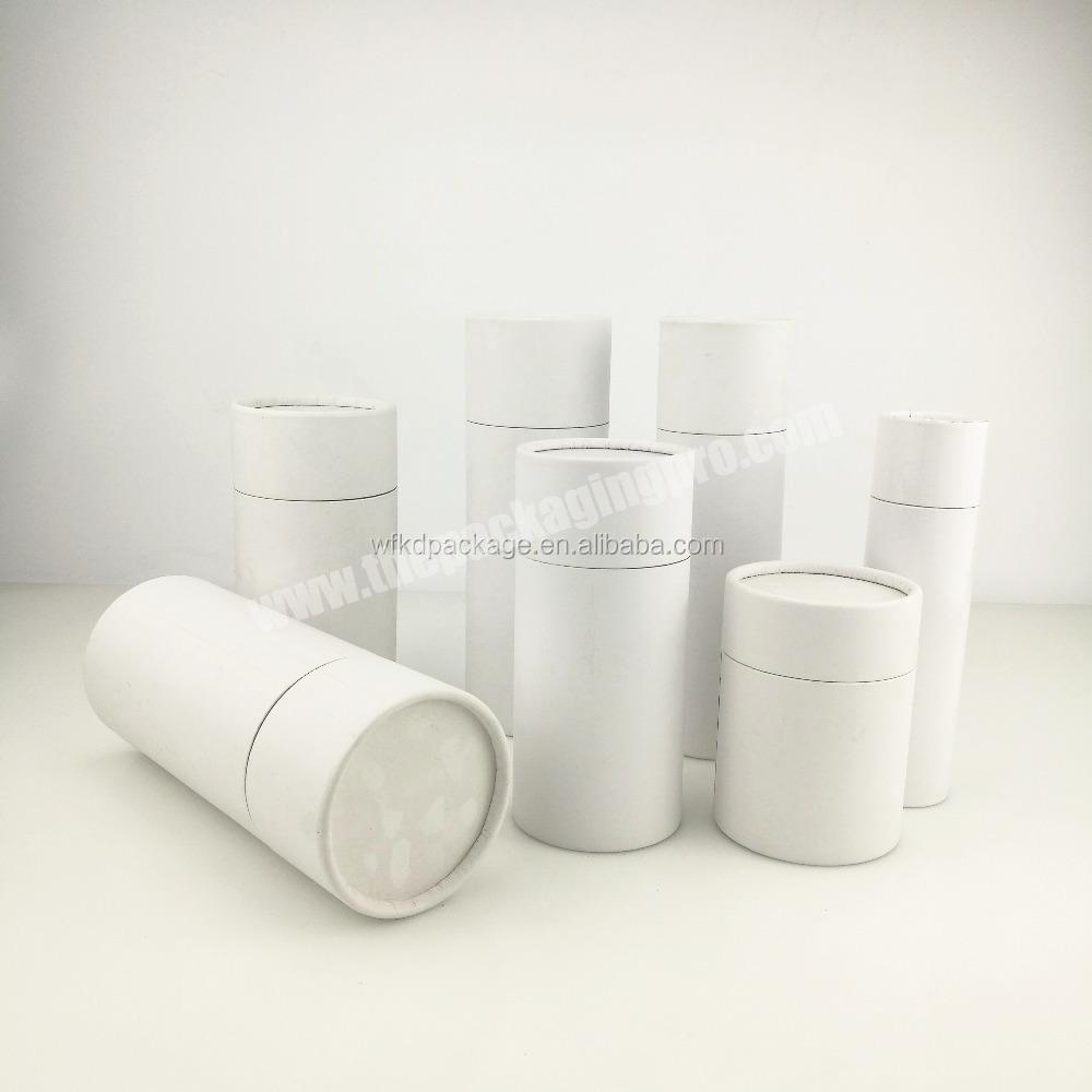 CMYK printing OEM design white round paper box packaging with great sizes