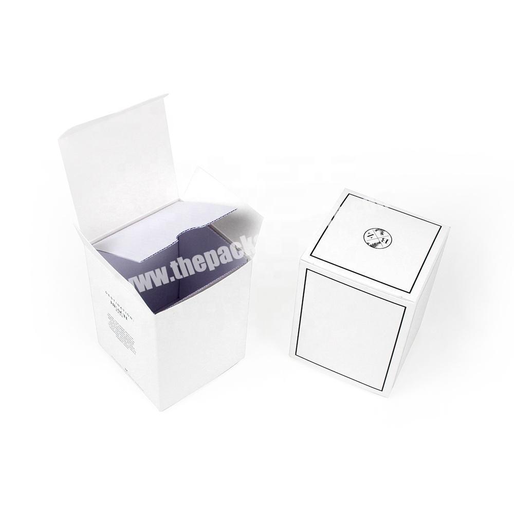 Cardboard Paper Gift Craft Candle Packaging Boxes Custom Logo Candle Packing Boxes