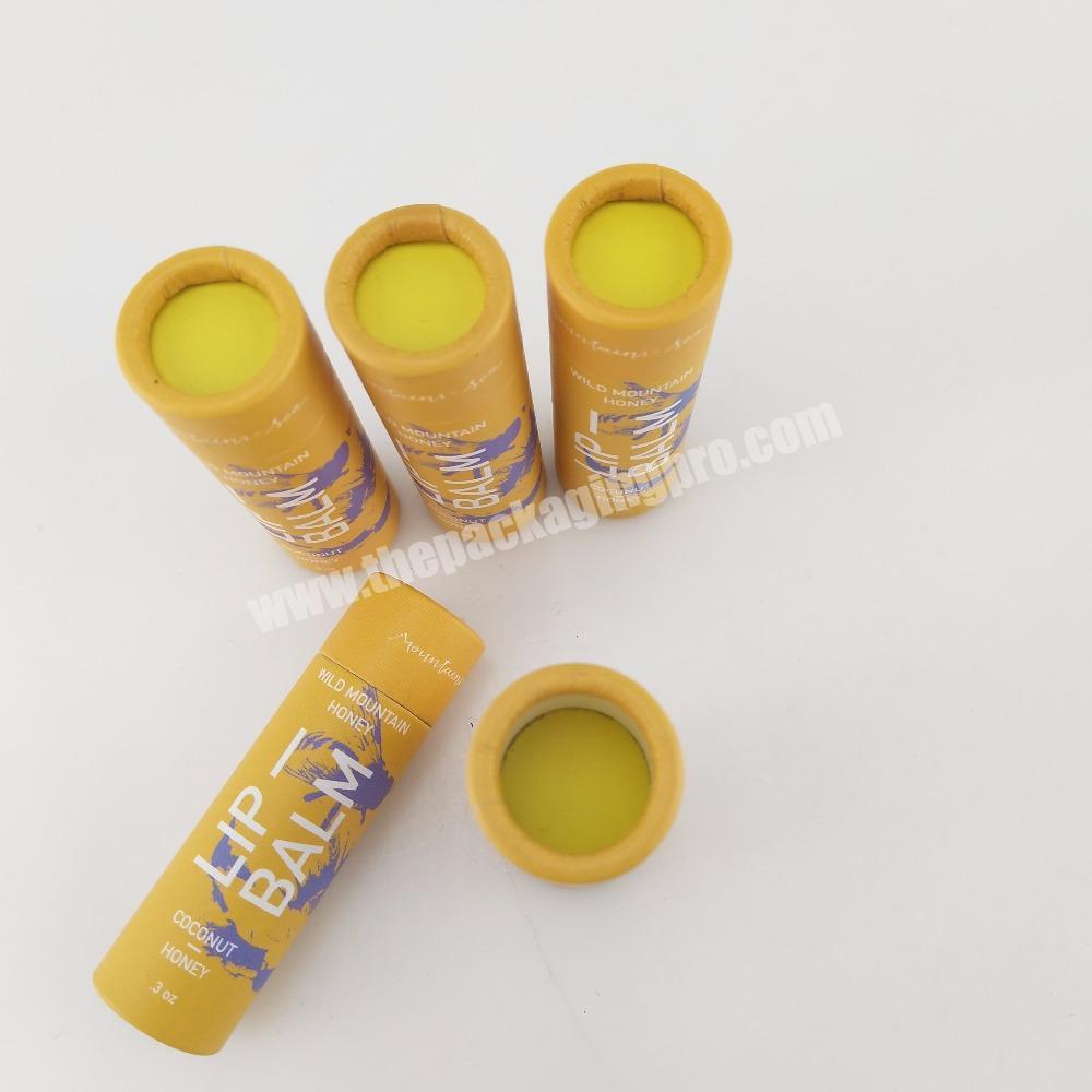 Cardboard cosmetic packaging for lip balm custom paper lipstick container