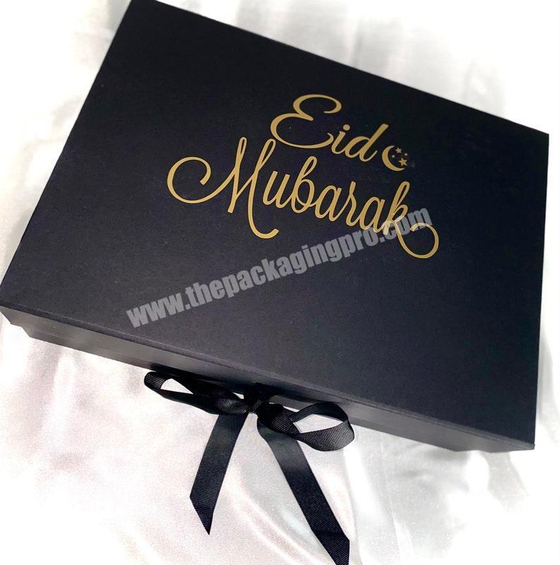 Cardboard empty box islam ramadan gift box eid mubarak packaging box for eid mubarak