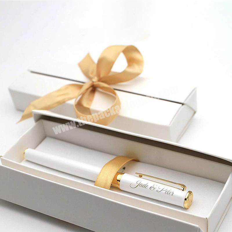 Cardboard paper  custom logo luxury pen packaging gift box