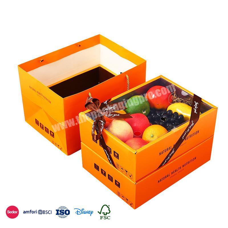 Cheap Factory Price Orange monogram with matching tote bag fruit vegetable keeping fresh storage box