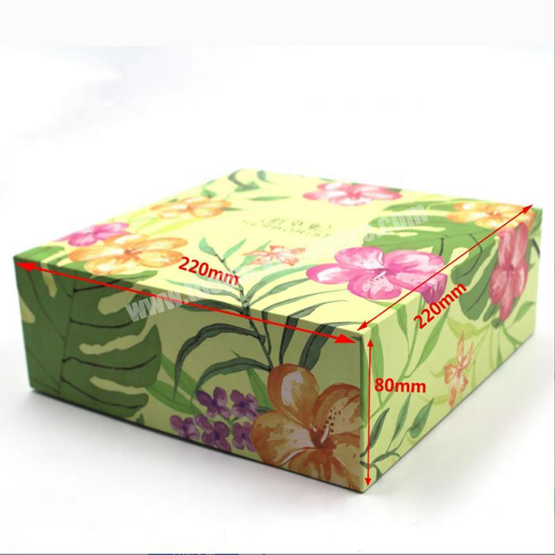 Children's building block puzzle packing box heaven and earth cover carton customized with pattern