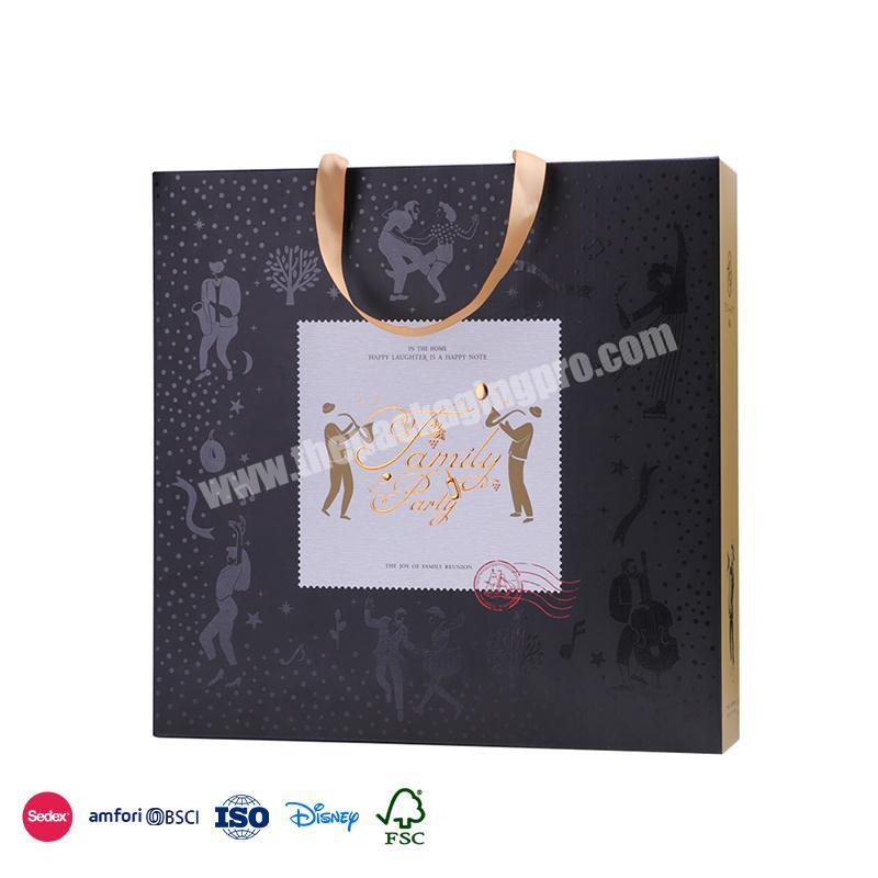 China Factory Supplied Top Quality box wine lunch bag for adult with compartment with transparent wine glass