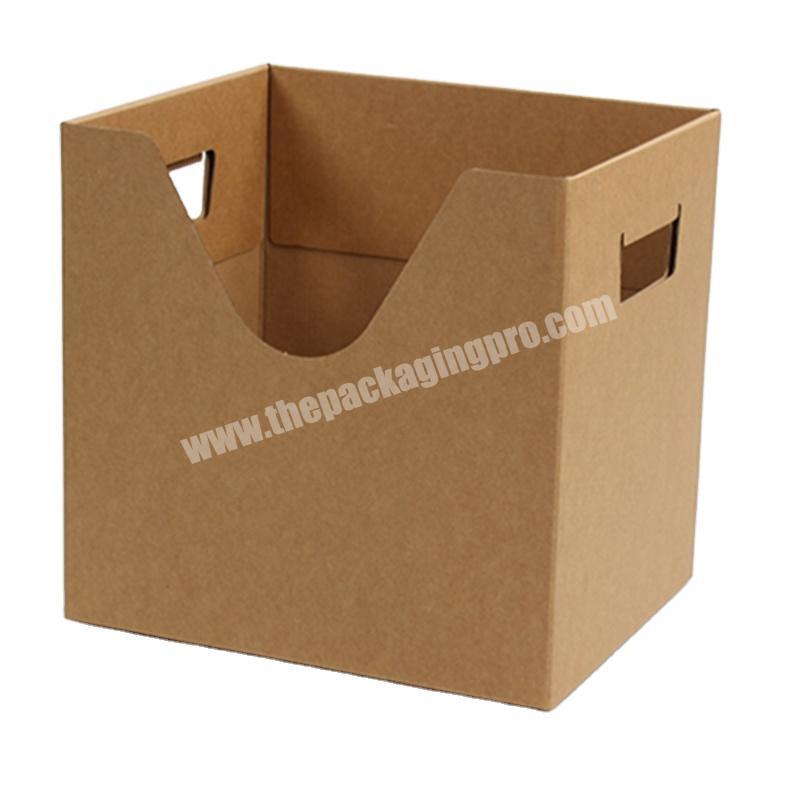 China Supplier Kraft Paper Stationery Use Book Notebook Collect Corrugated Paper Storage Packaging Folding Box