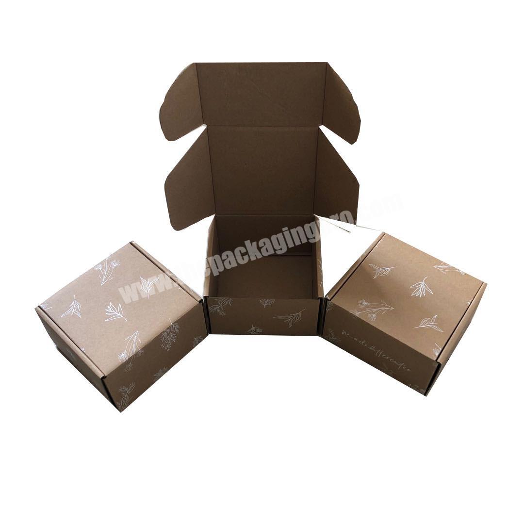 China Wholesale High Quality Custom Printed Corrugated Cardboard Craft paper Packaging Mailer Box for Shipping Goods