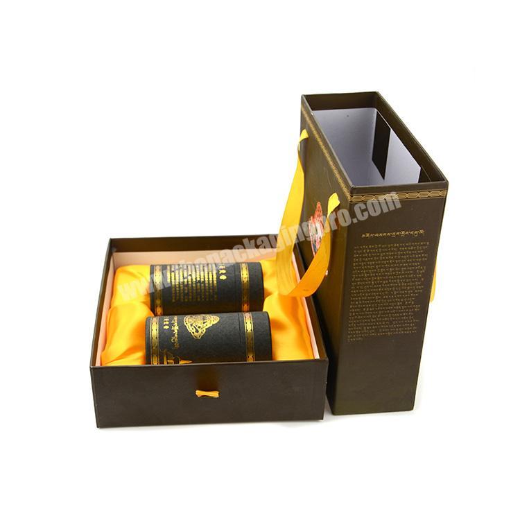 China factory cheap wholesale cardboard display boxes custom luxury drawer box with handle