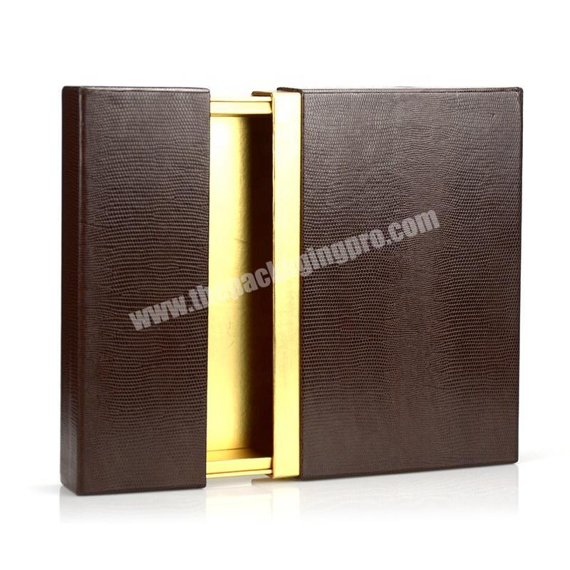 Chocolate packing box custom cigarette case design smoked pull brown kraft paper chocolate packaging gift box