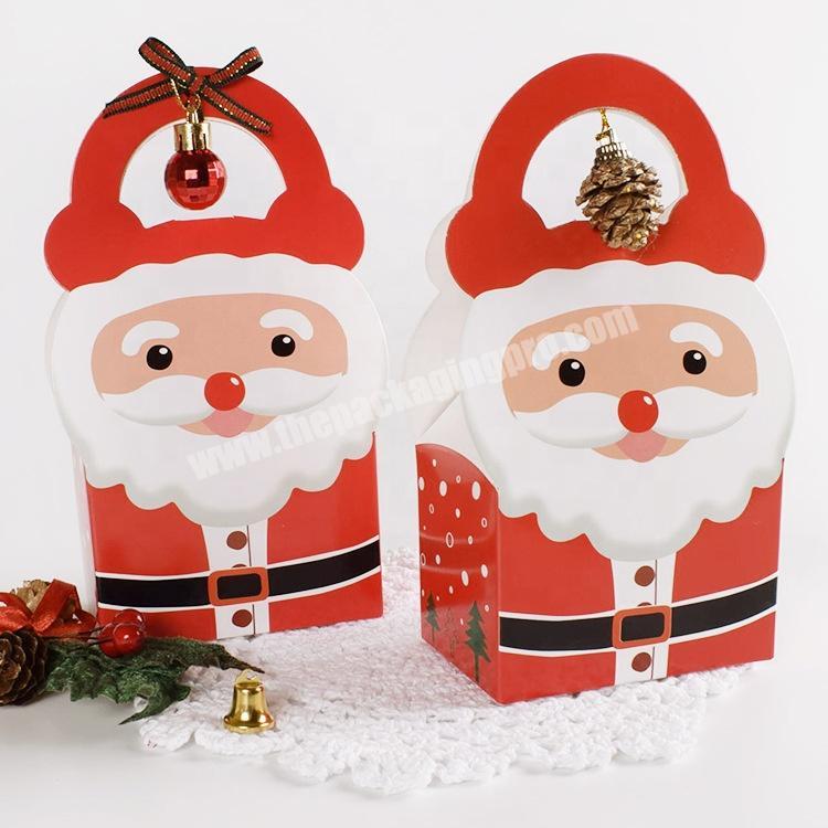 Christmas Eve Packaging Gift Box Apple Packaging Carton Santa Claus Box