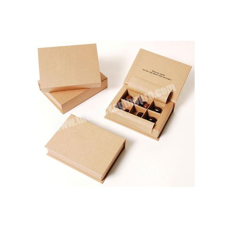 Clear custom printed luxury chocolate packaging cardboard empty paper ...