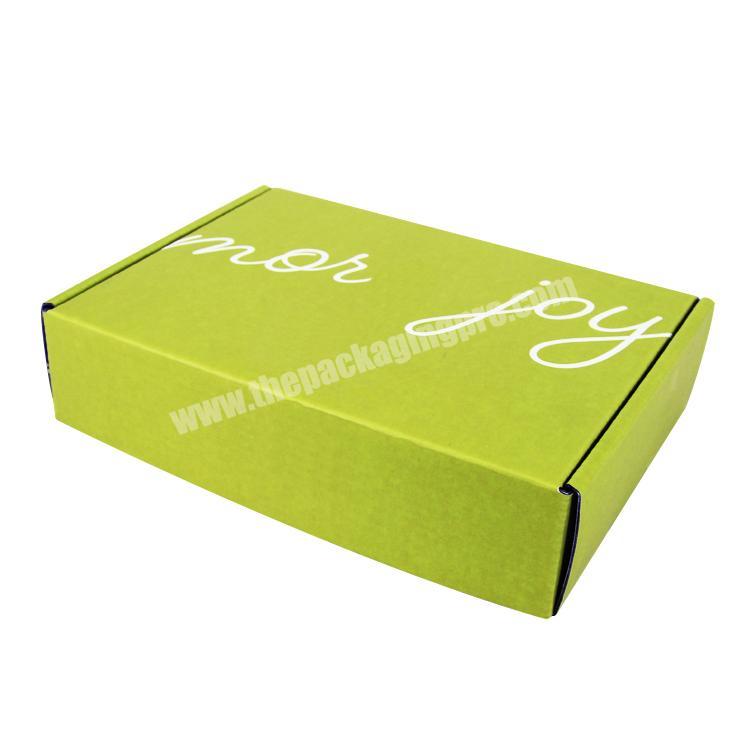 Clothing underwear corrugated shipping cardboard paper packaging mailing box custom LOGO
