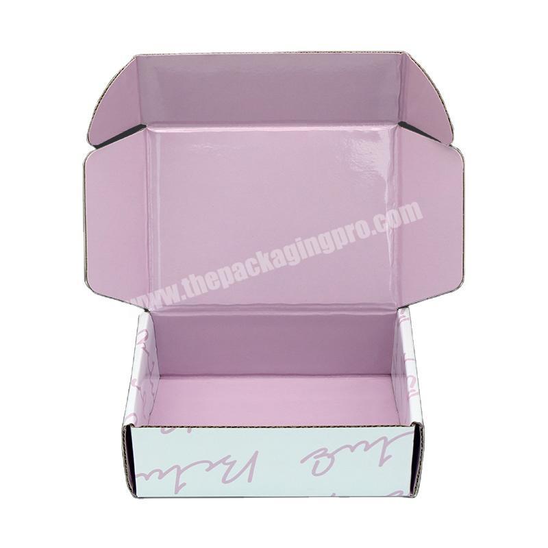 Color double-sided custom printing aircraft carton custom corrugated mailbox box clothing gift boxes