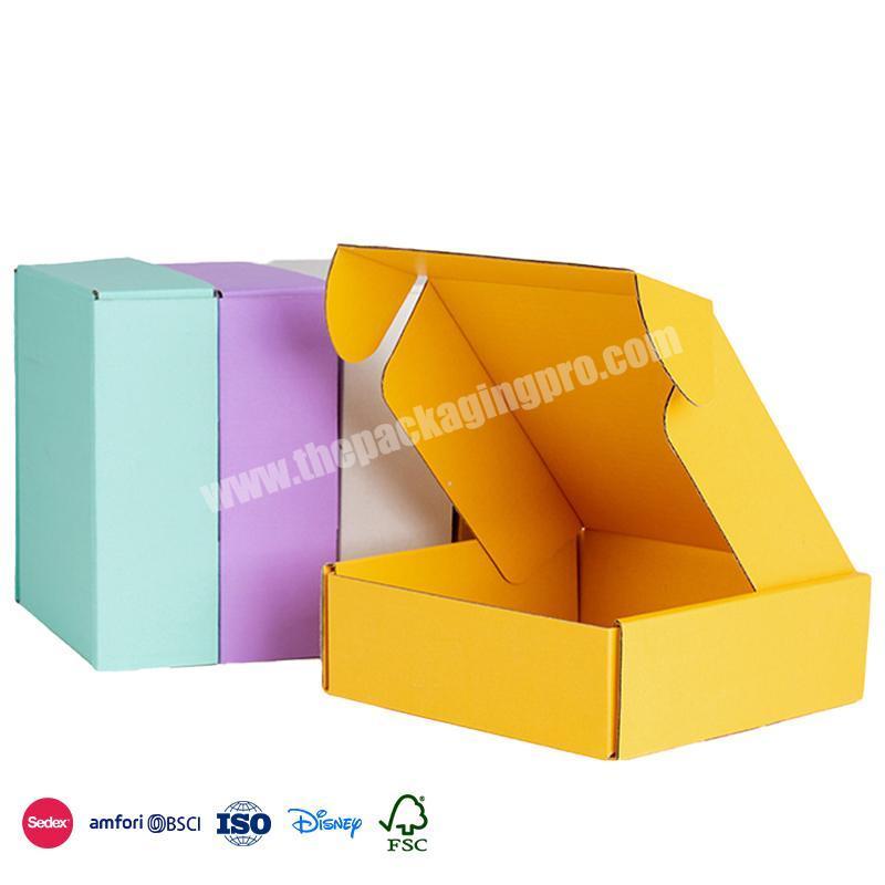 Comfortable New Design Macaron color small design waterproof degradable material sweets gift box packaging