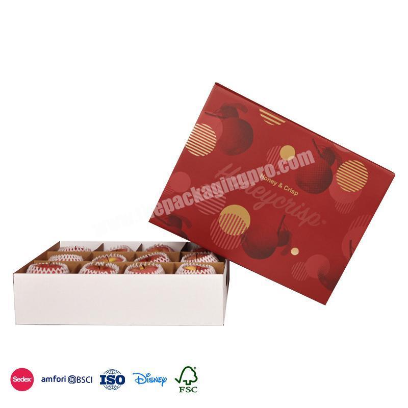 Comfortable New Design Red Side Cutout Bracelet with Ribbon Decoration apple fruit packaging boxes