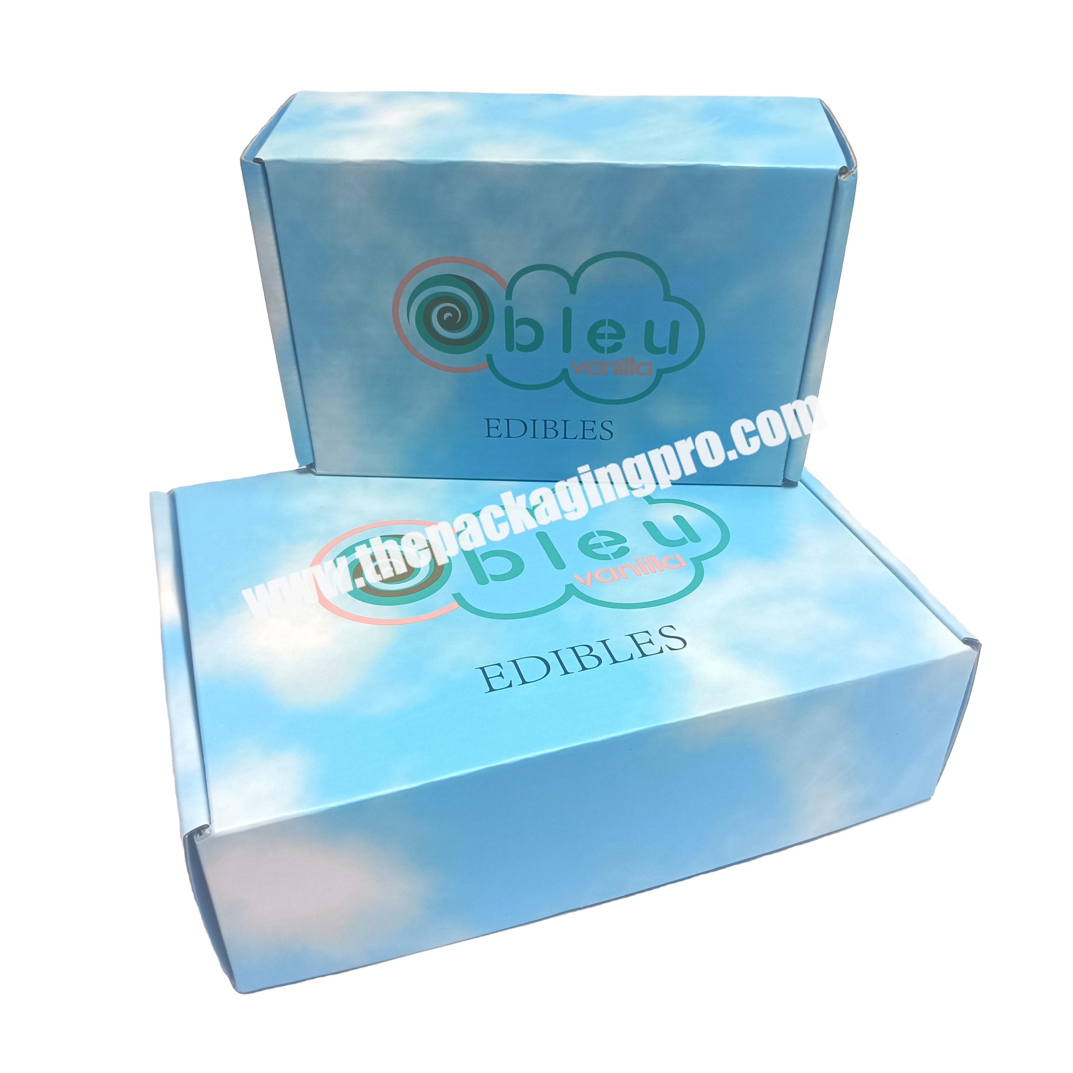Eco Friendly Custom  Logo Printed Mailer Box Packaging Corrugated mailers gift boxes for Bottles Jewelry Clothing Shoe packaging