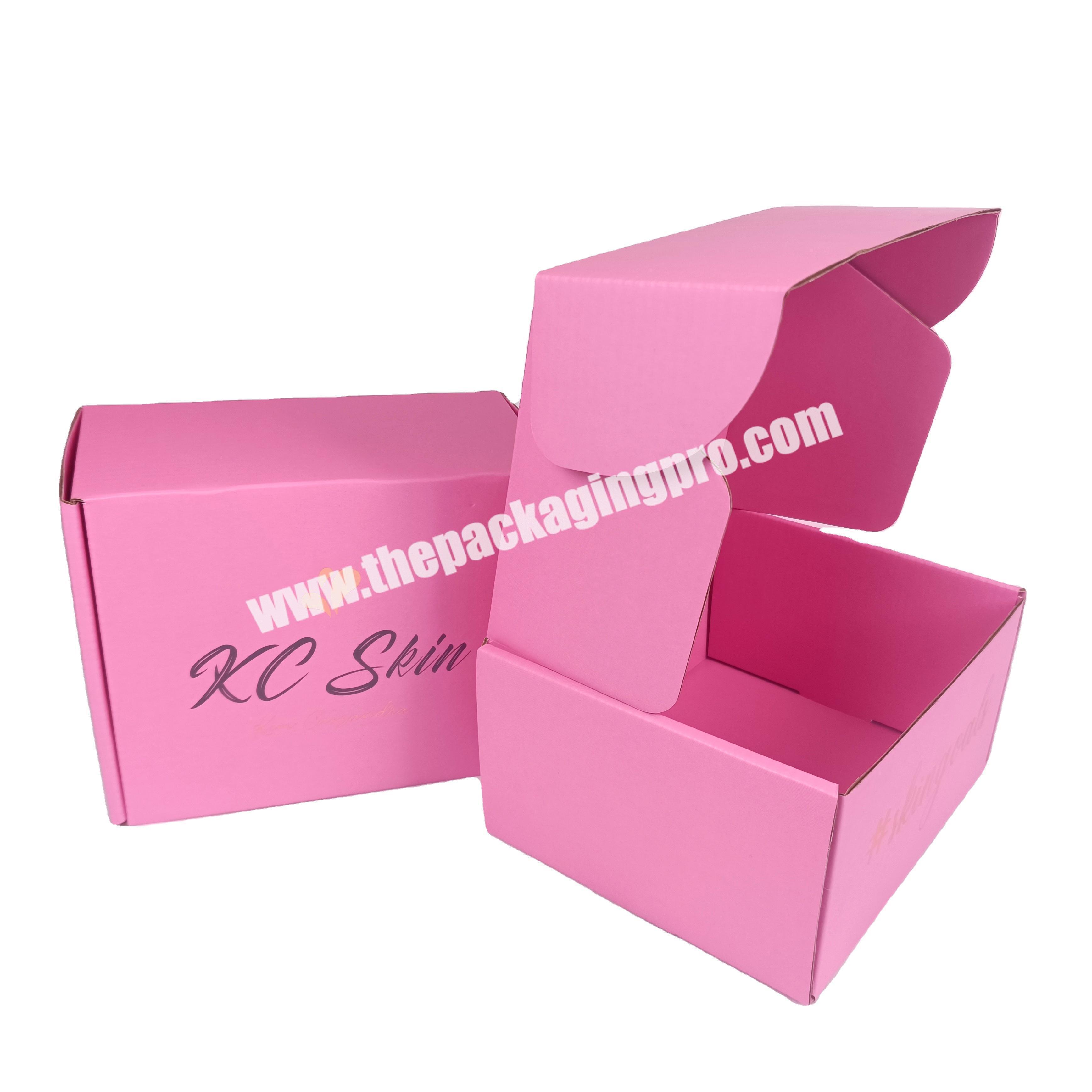 personalize Custom Printed Paper Corrugated Shipping Boxes Mailer Folding Paper Box for Jewelry Ring Necklace bracelet packaging