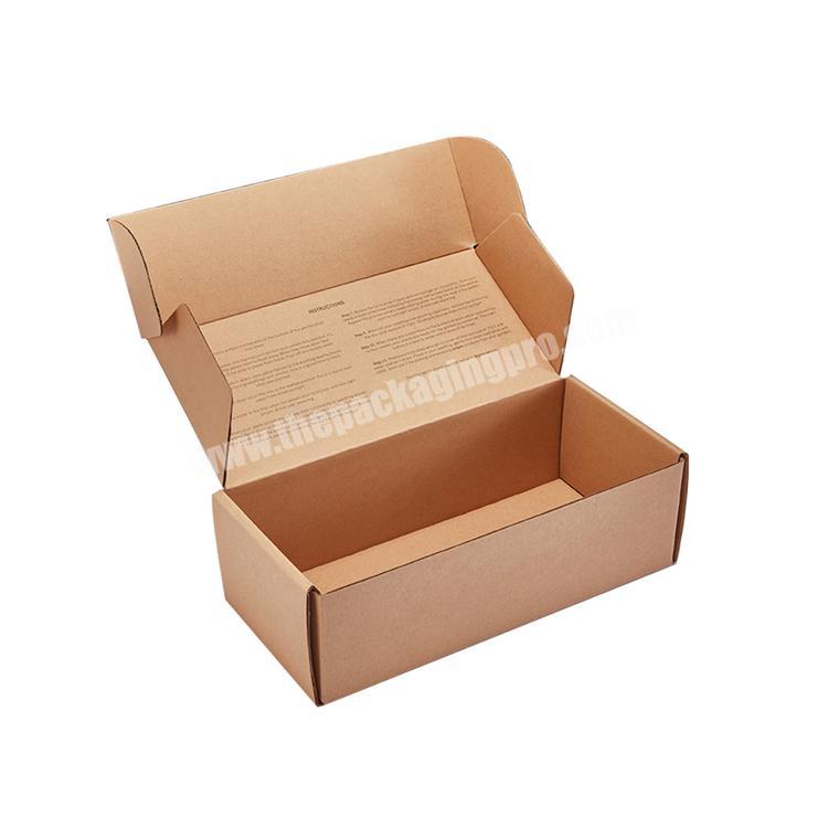 Corrugated Shipping Cardboard Letter Box Packaging With Logo Corrugated Letter Box Custom Luxury