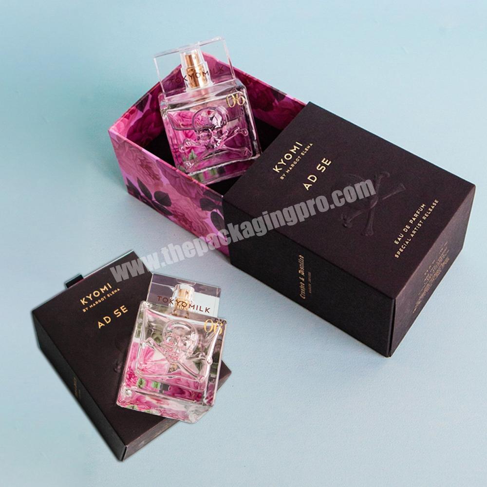 Cosmetic essential oil packaging custom empty perfume boxes for perfumes essential oil cosmetic boxes design perfume gift boxes