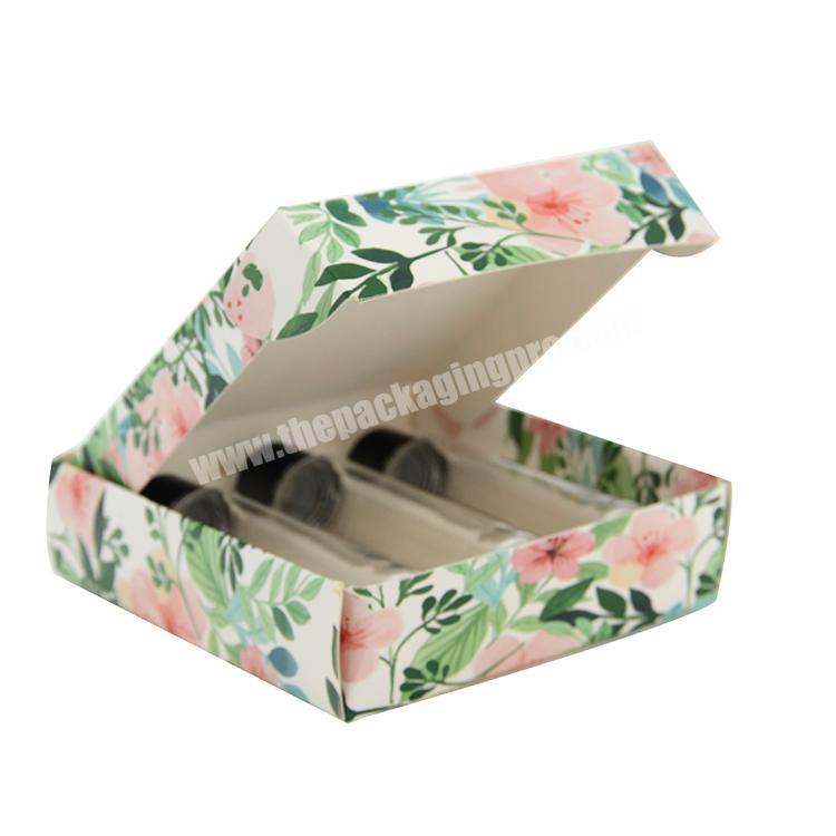 Cosmetic packaging eco-friendly custom logo makeup wrapping box wrapping paper