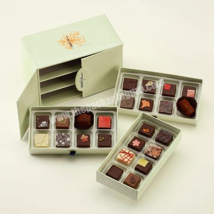 Creative Empty Wedding Gift Sweet Candy Storage Box luxurious Macaron Cupcake Chocolate Paper Gift Box