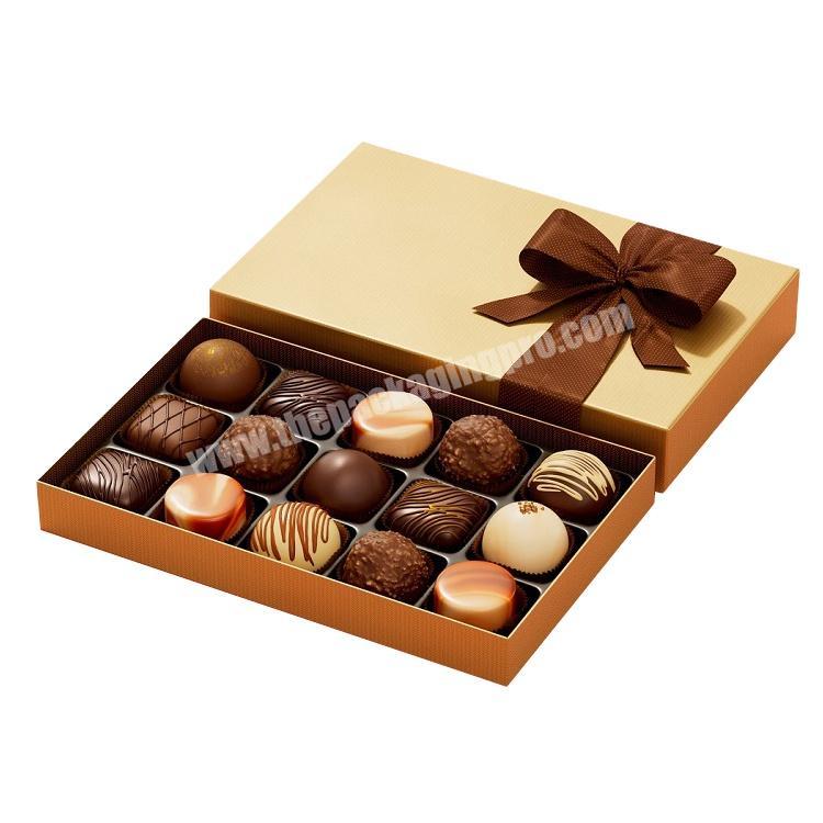 Creative design handmade cardboard rectangle custom luxury chocolate boxes packaging wholesale chocolate boxes