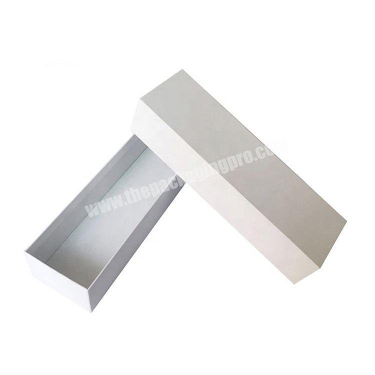 Custom 2 Piece White Box With Lid And Base Paper Gift Box For Flower Packaging Box