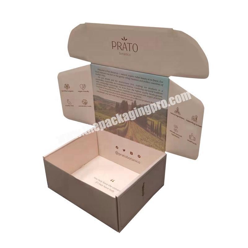 Hot Custom Logo Box with Exquisite Recyclable Carton gift box