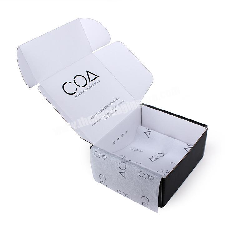 Chinese Supplier Black Cardboard Folding Packaging Box For Man Casual Shoe
