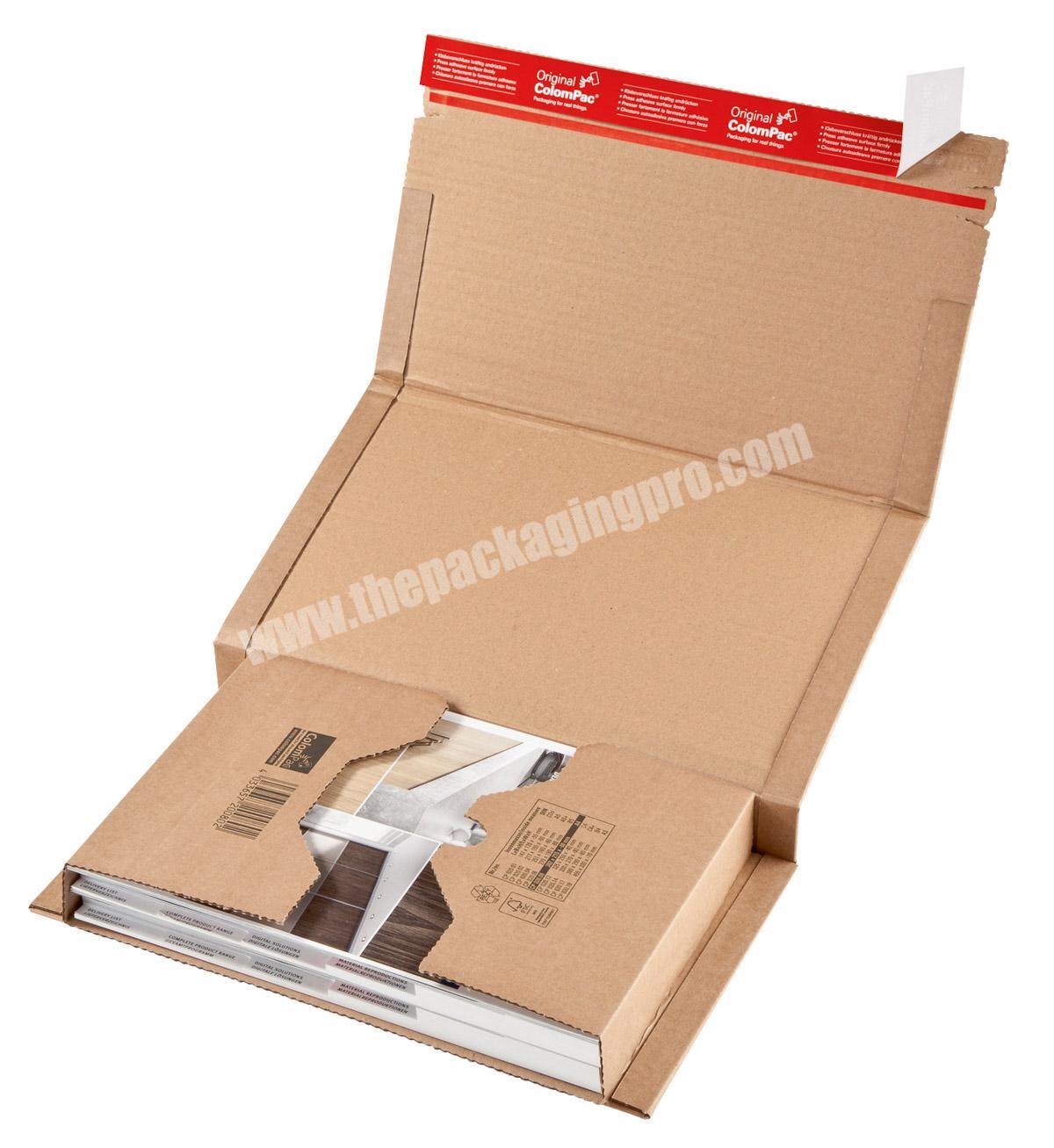 Custom Comic book Storage Box Cardboard Book Packaging Easy Fold Book Mailer Boxes