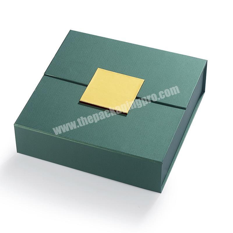 Custom Corrugated Watch Tea Bags Packaging Saffron Pink Black Colored Square Paper Boxes