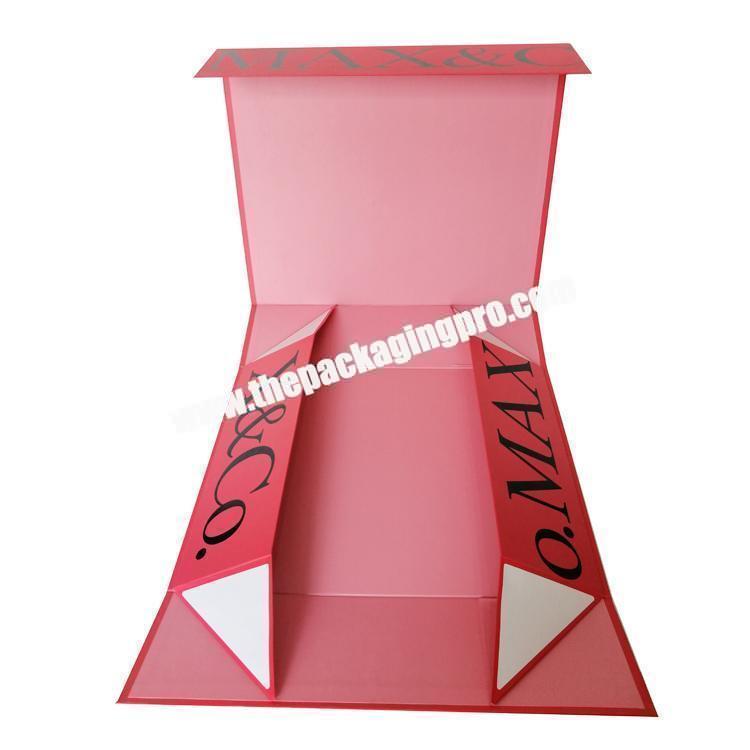 Selling cheap different sizes gift packaging paper folding magnetic box