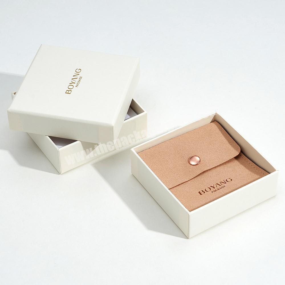 Custom Eco Friendly Beige Multifunction Earring Bracelet Necklace Ring Paper Packaging Jewelry Boxes